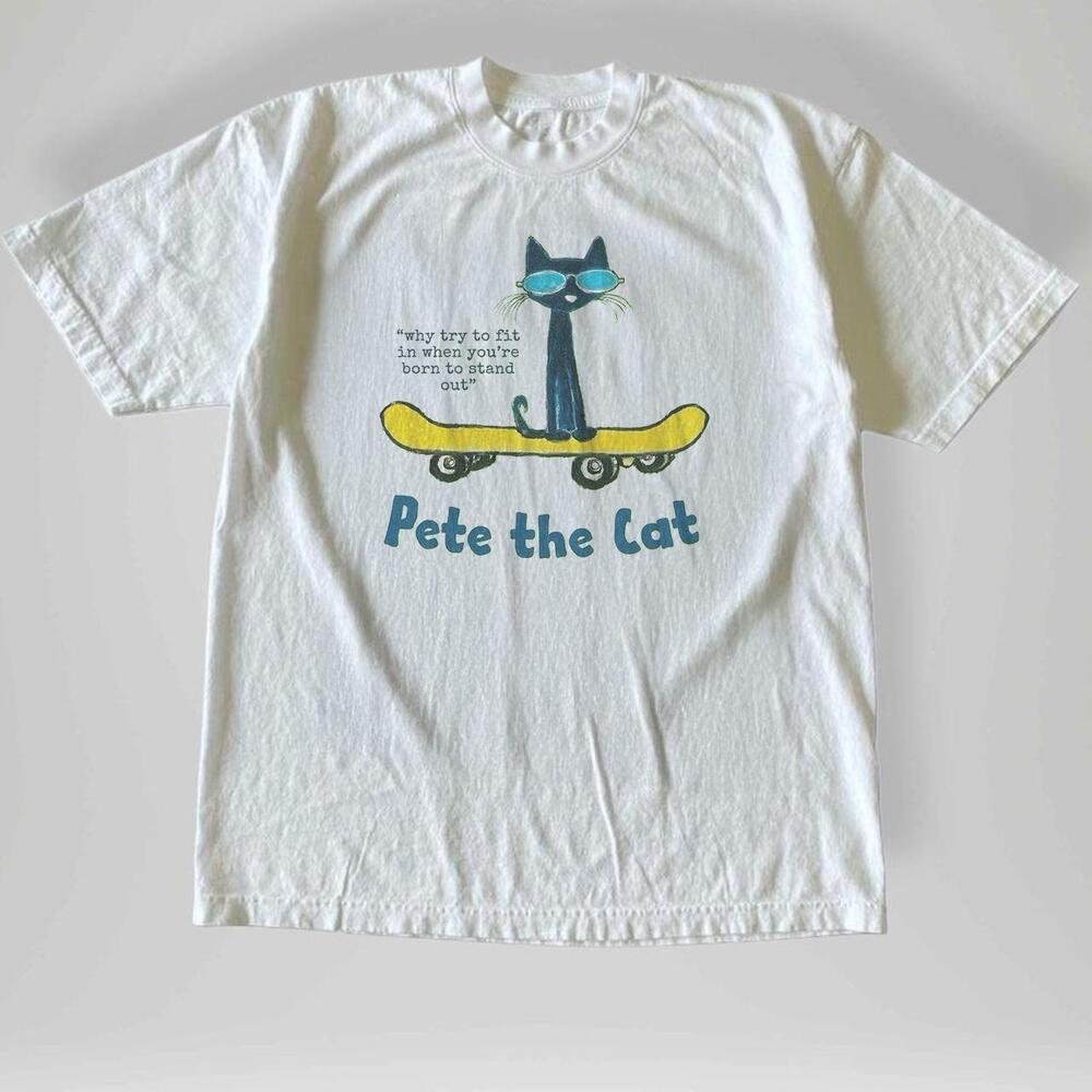 Style Pete The Cat T-Shirt White 1
